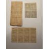 Image 7 : Rare Civil War Block Of 8 - 1st Edition Revenue Stamps & 2 Other Blocks - Hard To Find U.S. Stamps