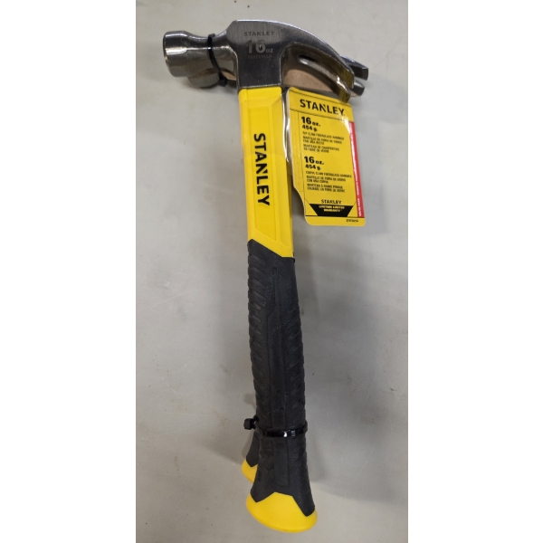 New! TWO Stanley 16OZ Rip Claw Fiberglass Hammers 
