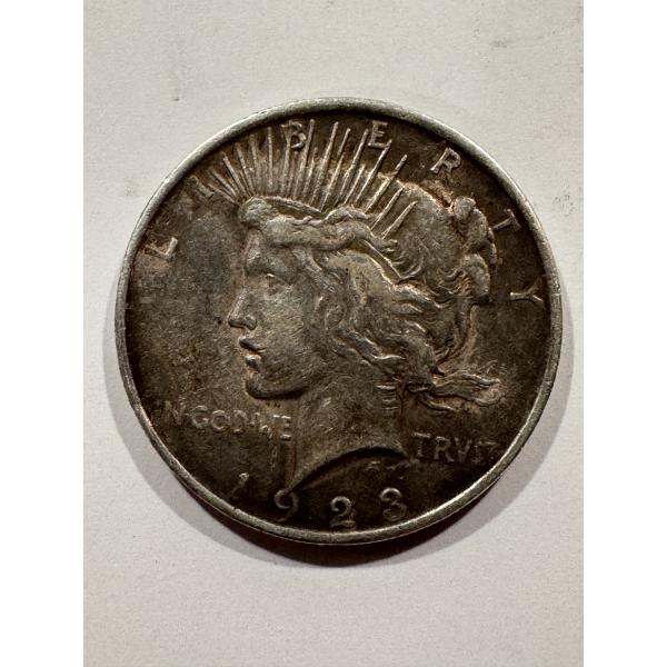 1923 United States PEACE Silver Dollar - 90% Silver Coin - Outstanding Silver Dollar