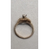 Image 4 : Women's 14K Yellow Gold 6-prong Cluster Estate Ring - Size 6.5 - Weight: 3.9g