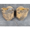 Image 2 : Metal DOT Grade 14'' Green & Yellow Traffic Signal Lights