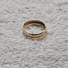 Image 2 : Vintage Solid 14-karat Yellow Gold Size-6 Wedding Band manufactured by Frederick Goldman, Inc. 2.3g