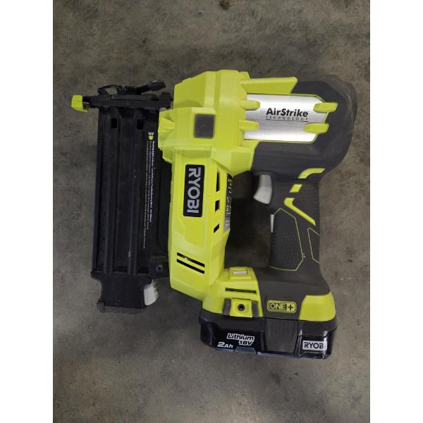 Ryobi AirStrike 5/8'' 2'' Cordless Nailer With Battery In Excellent Condition! 