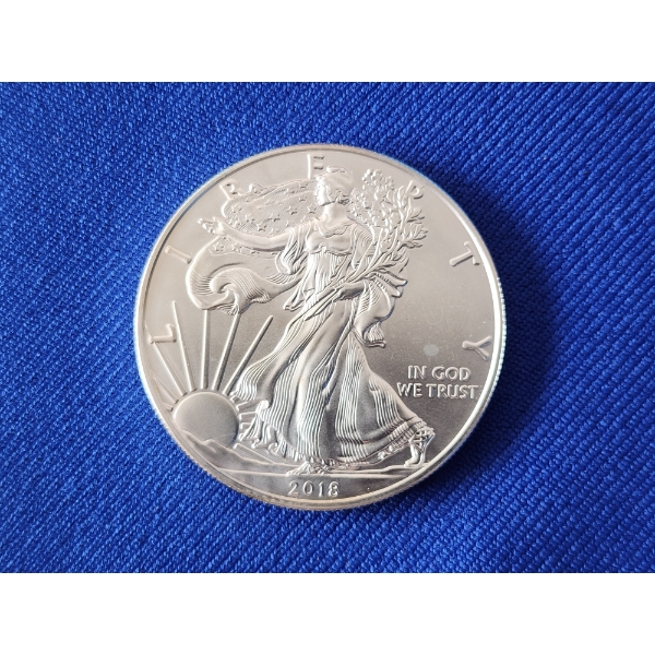 2018 Silver American Eagle $1 Coin - 1 oz .999 Fine Silver