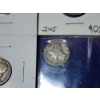 Image 11 : $1.50 Face Value of 90% Silver Dimes Including Mercury, Roosevelt, & Barber