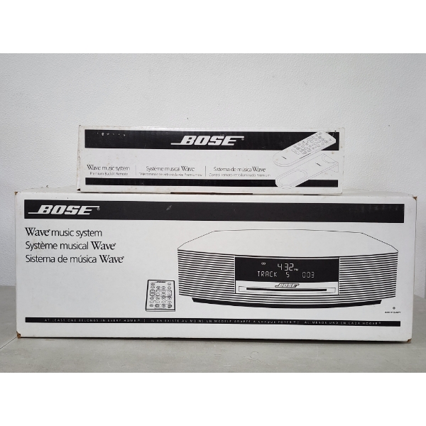 Bose New In The Box Wave Music System With Accessory Backlit Remote New In Box!