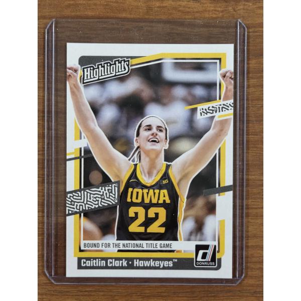 2024 Donruss Caitlin Clark Basktball Card. Mint Condition! Exceptional Card!