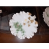 Image 3 : Antique Set - 7 Pcs Austrian Porcelain Floral Ruffled Hand Painted Bowls 10" Main - 5 1/2" Others - 