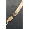 Image 3 : 14K Gold Herringbone Bracelet - Weight: 2.6g