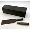 Image 3 : Antique 9" by 3" Timber Framing Chisel with Removable Handel.  