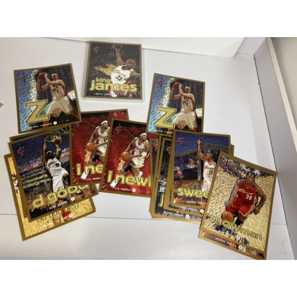 Basketball Posters Featuring Lebron James - Stack of sealed Posters with LBJ on front