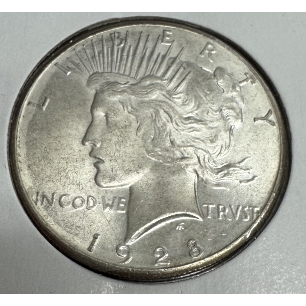 1928-P United States Silver Peace Dollar- Low Mintage- Mint Condition