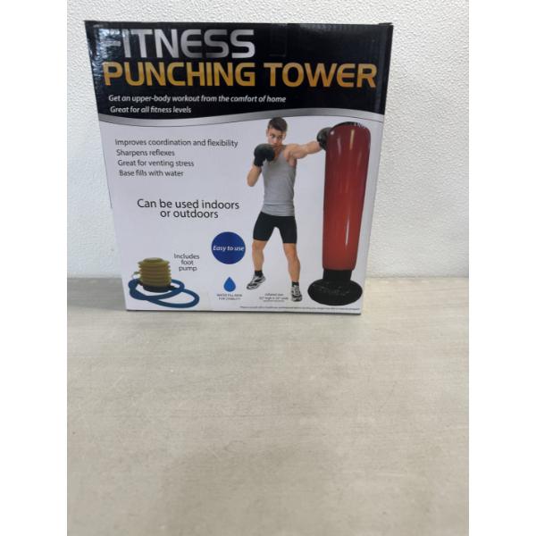 Fitness Punching Tower Including Foot Pump - New In The Box 