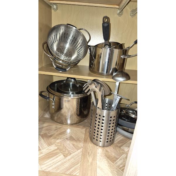 PICKUP IN NORTHFIELD - Another Large Lot Of Stainless & More Kitchen Items As Shown - See Pics