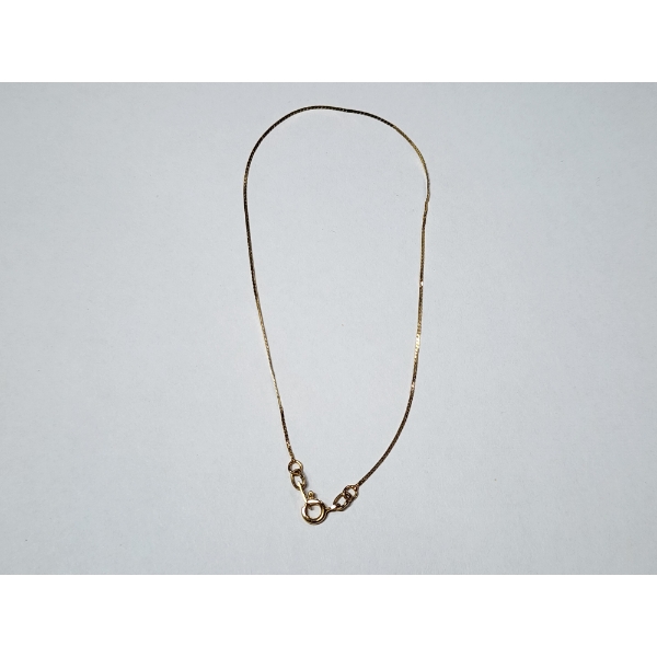 Beautiful 14K Yellow Gold Chain 7" Bracelet TW: 0.4g
