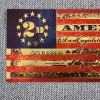 Image 2 : 2ND Amendment Right to Keep & Bear Arms American Flag 999999 $2 Gold Foil Note ~ In Mint Condition!
