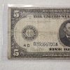 Image 2 : Series 1914 United States $5 Federal Reserve Note - Cleveland District 4-D "Horse Blanket"