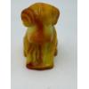 Image 1 : Adorable Degenhart Vintage Glass Dog Figurine- Buttercup Slag