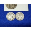 Image 3 : 3 U.S. Silver Coins: 1929 Standing Liberty Quarter, 1943 and 1944 Mercury Dime