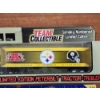 Image 3 : Officially Licensed NFL 1:80 Scale Pittsburgh Steelers Limited Edition Truck & Trailer Toys In Box