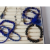 Image 7 : Large Lot of Assorted Costume Jewelry - Bracelets, Necklaces, & More! In Royal Blue Jewelry Box 