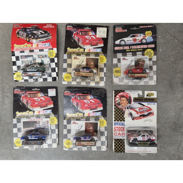 Six Never Opened 3'' Die Cast Nascar Collectable Cars 