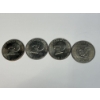 Image 3 : Eisenhower Dollar Coins 1776-1976 - 40% Silver - 4 Total Coins - FV $4.00