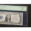 Image 4 : RARE HOTEL BUYERS HOARD - PCGS Choice About New 55 - 1928A $1 Silver Certificate FUNNYBACK