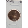 Image 2 : United States 1961-D Lincoln Cent With Masonic Freemason Square And Compasses Counterstamp