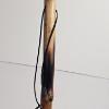 Image 8 : Handcrafted Wood Burned Joshua 24:15 Walking Hiking Stick With Textured Cross And Wrist Strap, 58"