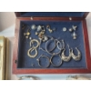 Image 6 : Nice Large Lot of Assorted Costume Jewelry: Gold & Silver Tone Bracelets, Necklaces, Earrings, Pins