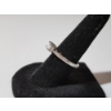 Image 3 : Vintage Avon White Fire Opal Ring w/ Two Rhinestones - Sterling Silver - Total Weight: 2.7g