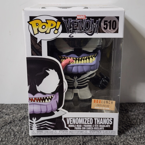 Venomized Thanos Funko Pop #510 Box Lunch Exclusive (Glow in the Dark) ~ In Original Box