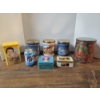 Image 1 : (8) Assorted Empty Tins