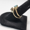 Image 3 : Two Gorgeous 10K Yellow Gold Rings Sizes ~6-7 - TW: 4.1g