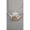 Image 1 : Vintage Ellgreave Wood & Sons England Floral Genuine Ironstone Teapot With Gold Trim