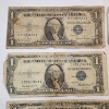 Image 2 : Six Assorted United States $1 Blue Seal Silver Certificates FV: $6.00