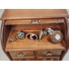 Image 6 : Nice Wooden Jewelry Box - 9" Tall with Contents!