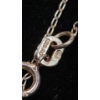 Image 5 : Sterling Silver Necklace With White Stone - Total Weight: 2.0g