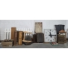 Image 1 : Vintage Barn Wood, Cupboard Doors, Mirror, 36'' Plastic Wall Clock & More! -No Shipping!