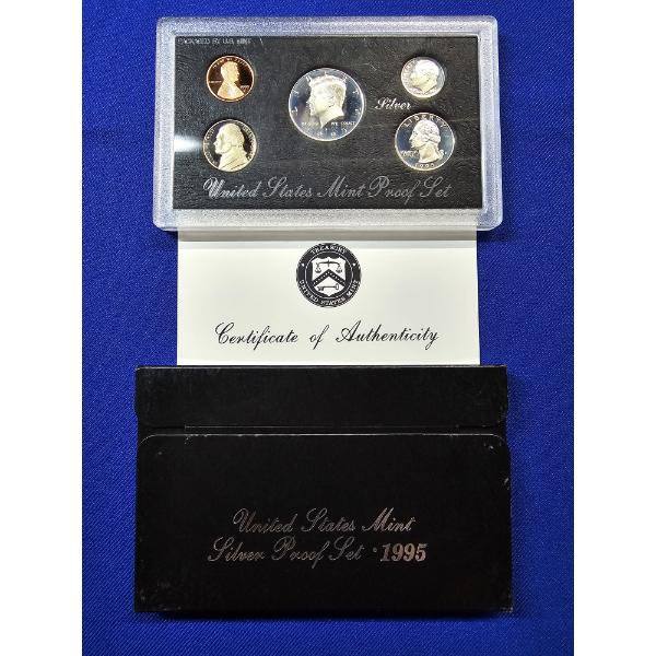 1995-S United States Mint Silver Proof Set in Original Box w/ COA
