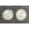 Image 2 : Lot of 2 American Silver Eagles.  Both Year 2000.