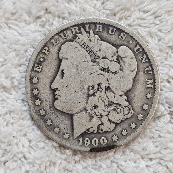 1900-O Morgan Silver Dollar Composed of 90% SILVER!!! AFV $1.00