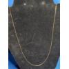 Image 1 : 14K Gold 24" Flat Serpentine Chain - Weight: 1.5g