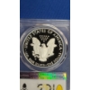 Image 6 : PCGS Gold Shield 2020-W PR69DCAM Silver Eagle $1 -V75 Privy Coin With Original Box
