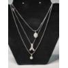Image 1 : Three Stunning Sterling Silver Necklaces with Pendants - TW: 13.8g