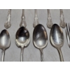 Image 3 : Silver Plated Silverware Set (Lot of 10) ~ 321 Grams