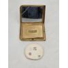 Image 2 : Beautiful Vintage Elgin American Golden Tone Powder Compact In Great Condition