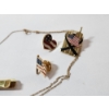 Image 4 : Gold-Filled Tie Clip and Necklace & (3) Patriotic American Flag Pins