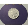 Image 8 : Two U.S. Silver Peace Dollars & Stamps in Display Cards & Protective Binder Page - 1924 & 1925